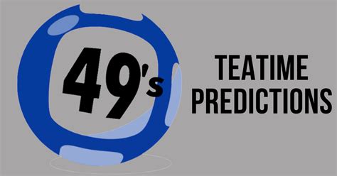 Uk49s Teatime Predictions Sunday 11 September 2022.